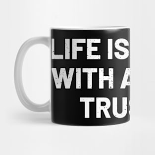 Life is better with a crane, trust me. Mug